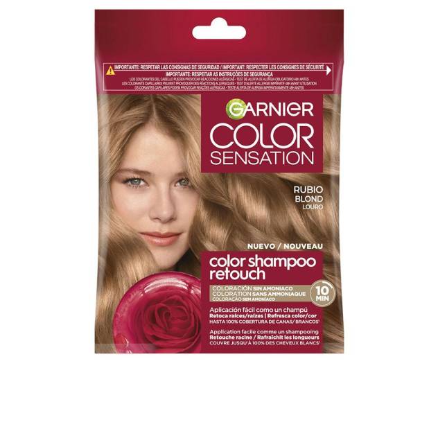COLOR SENSATION coloración tono sobre tono champú #7.0blonde 1 u