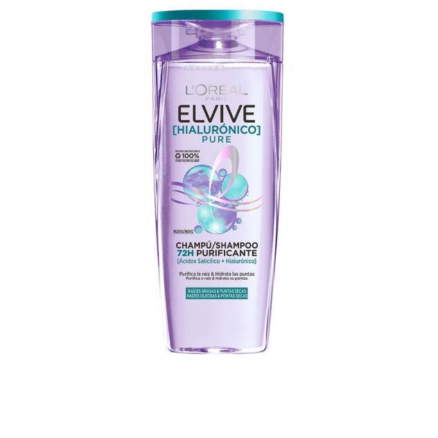 ELVIVE HIALURÓNICO PURE champú 380 ml