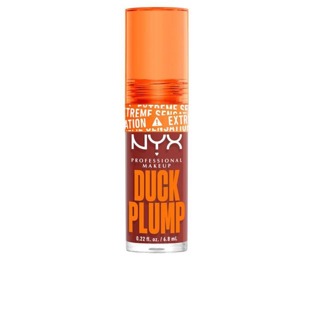 Luciu de buze cu finisaj natural NYX DUCK PLUMP brick of time 6.8 ml