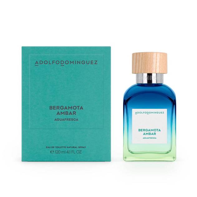 Apa de toaleta barbati ADOLFO DOMINGUEZ AGUA FRESCA BERGAMOTA ÁMBAR 120 ml