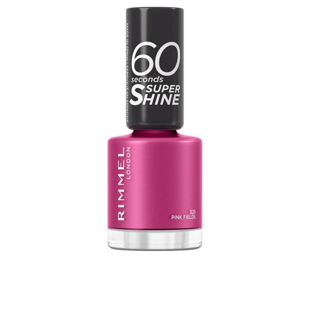 Lac de unghii cu uscare rapida Rimmel London 60 SECONDS SUPER SHINE #321 pink fields 8 ml