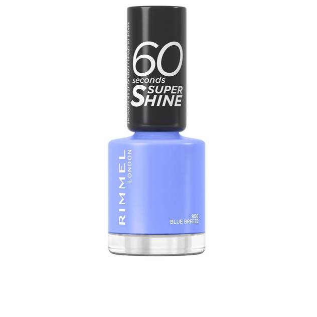 Lac de unghii cu uscare rapida Rimmel London 60 SECONDS SUPER SHINE #856 blue breeze 8 ml