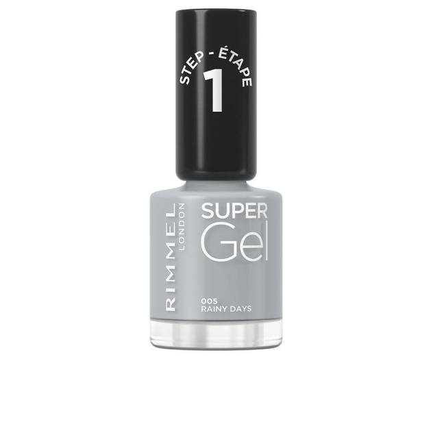 Lac de unghii cu efect de gel Rimmel London SUPER GEL #005 rainy days 12 ml Lac de unghii cu efect de gel Rimmel London SUPER GEL #005 rainy days 12 ml