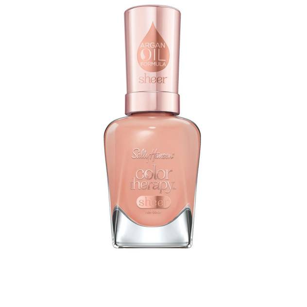 Lac de unghii cu finisaj lucios, Sally Hansen Color Therapy Sheer, 205 Pink Moon, 14.7 ml 