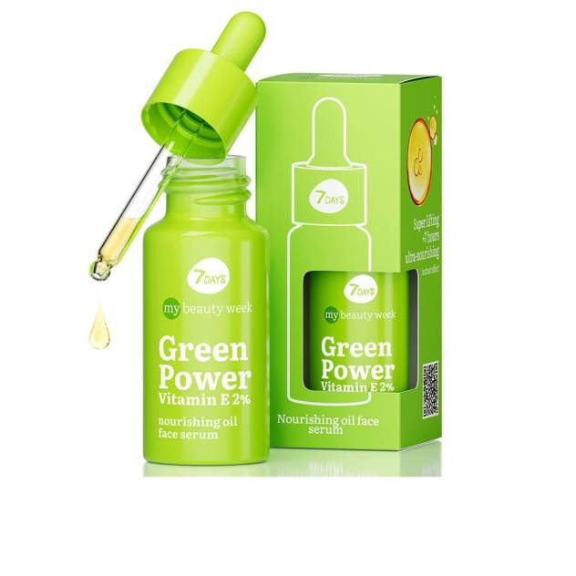 GREEN POWER VITAMIN E 2% aceite nutritivo suero facial 20 ml