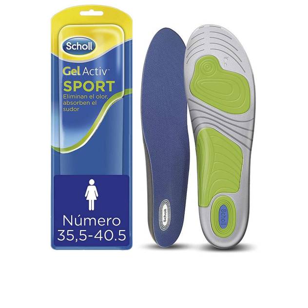 GEL ACTIV SPORT plantillas mujer amortiguación y absorción del olor #Talla 35,5-40.5 1 u