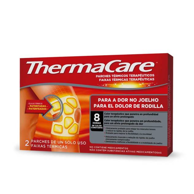 THERMACARE rodilla parches térmicos 2 u