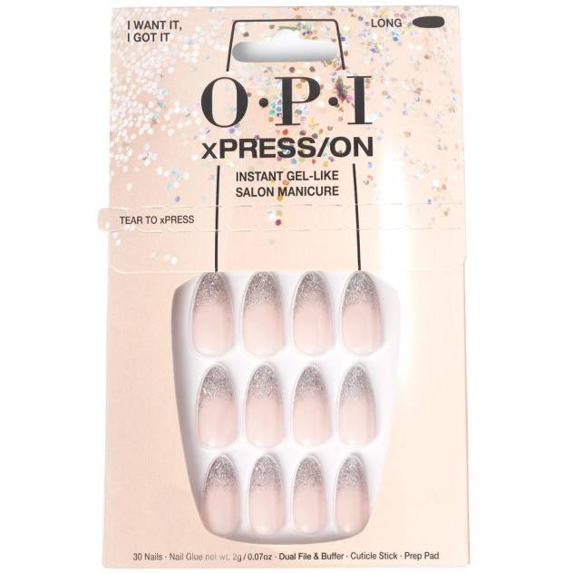 OPI xPRESS/ON Uñas Artificiales Nail Art #I Want It, I Got It 30 u