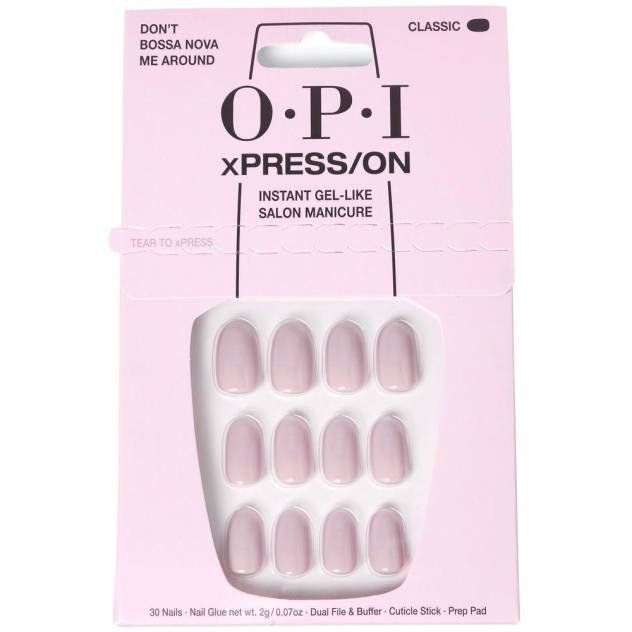 OPI xPRESS/ON Uñas Artificiales Tonos Icónicos #Don’t Bossa Nova Me Around 30 u