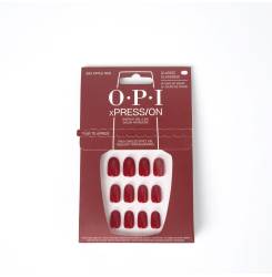 OPI xPRESS/ON Uñas Artificiales Tonos Icónicos #Big Apple Red 30 u