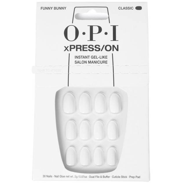 OPI xPRESS/ON Uñas Artificiales Tonos Icónicos #Funny Bunny 30 u
