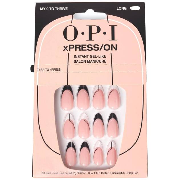 OPI xPRESS/ON Uñas Artificiales Nail Art #My 9 To Thrive 30 u