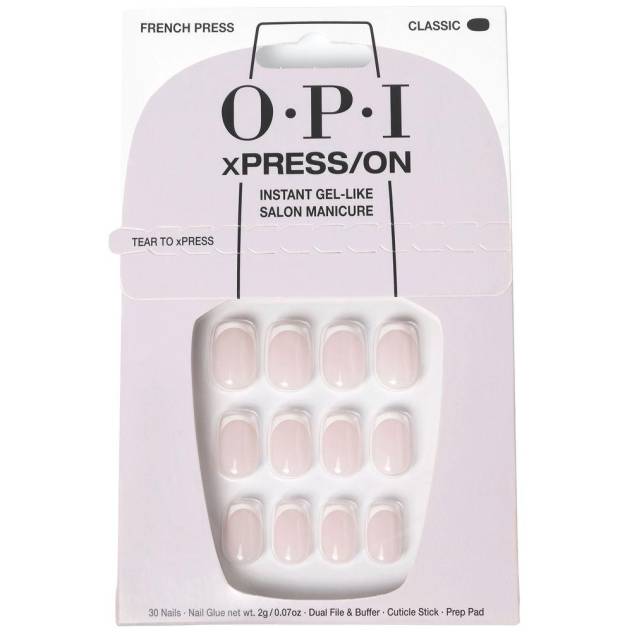 OPI xPRESS/ON Uñas Artificiales Nail Art #Manicura Francesa 30 u