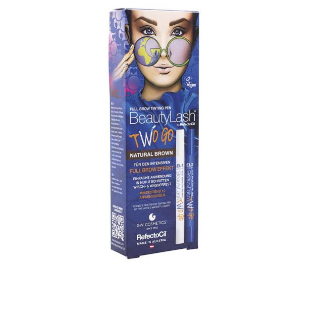 BEAUTY LASH TWO GO tinte para cejas #Natural brown 2 u