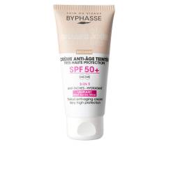 Crema faciala anti-imbatranire cu pigmenti de culoare BYPHASSE CREMA FACIAL SPF50+ #Medium 50 ml