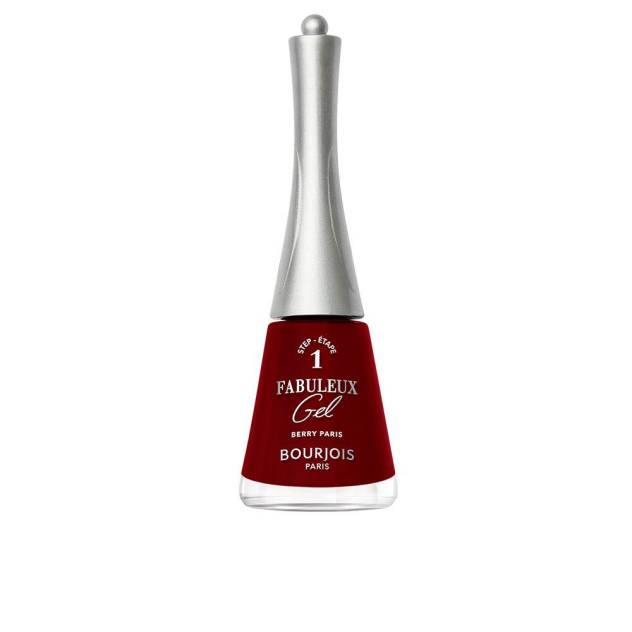 Oja cu efect de gel si luciu intens de lunga durata Bourjois Fabuleux 340 berry/visiniu‑rosu intens 9 ml