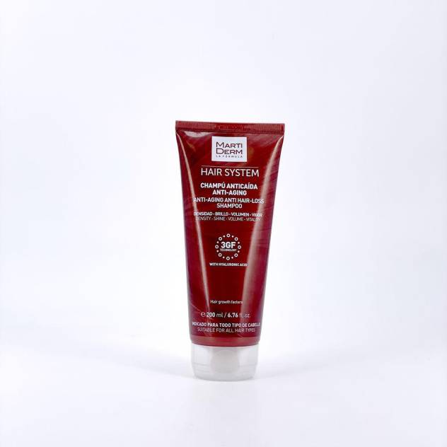 HAIR SYSTEM champú anticaída antiaging 200 ml