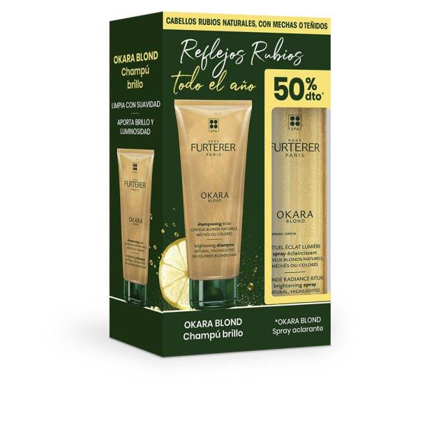 OKARA BLOND CHAMPÚ ESTUCHE 2 pz
