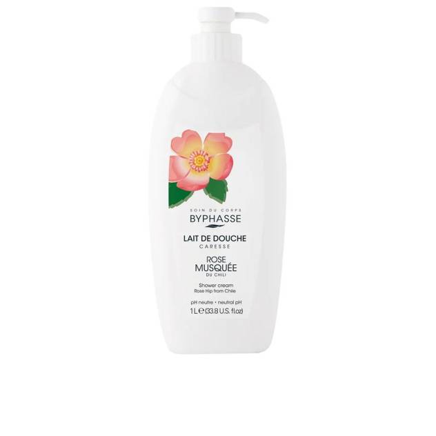 CARESSE crema de ducha rosa mosqueta 1000 ml