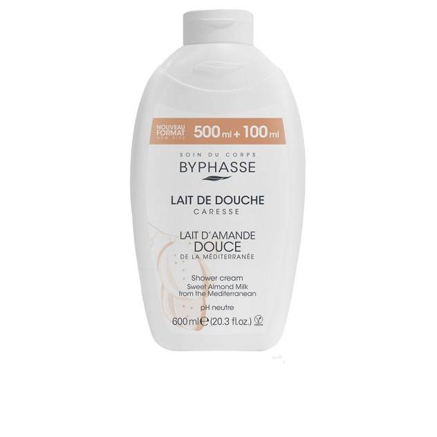 CARESSE crema de ducha leche de almendra dulce 600 ml