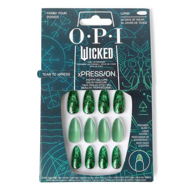OPI xPRESS/ON - Colección Wicked - Uñas Artificiales #Know Your Power 30 u