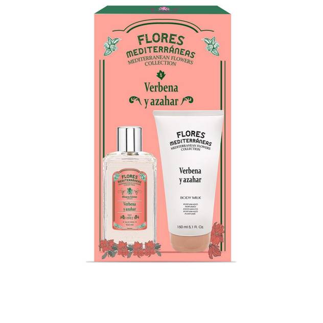 FLORES MEDITERRÁNEAS VERBENA Y AZAHAR ESTUCHE 2 pz