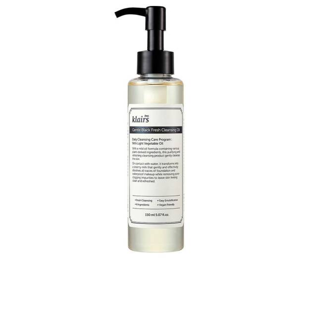 GENTLE BLACK fresh cleansing oil 150 ml