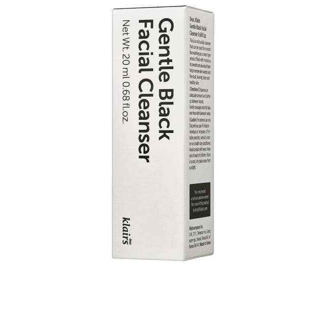 GENTLE BLACK facial cleanser 20 ml