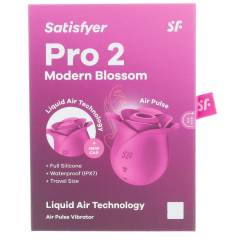 SATISFYER PRO 2 estimulador de ondas rosa moderna 1 u