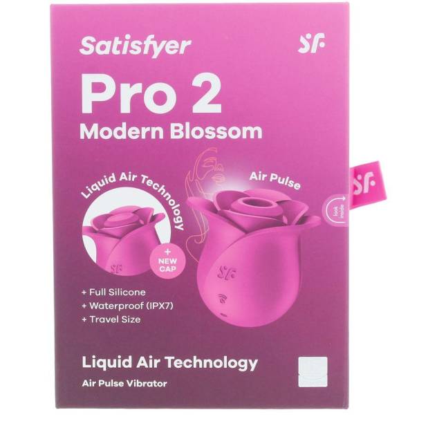 SATISFYER PRO 2 estimulador de ondas rosa moderna 1 u