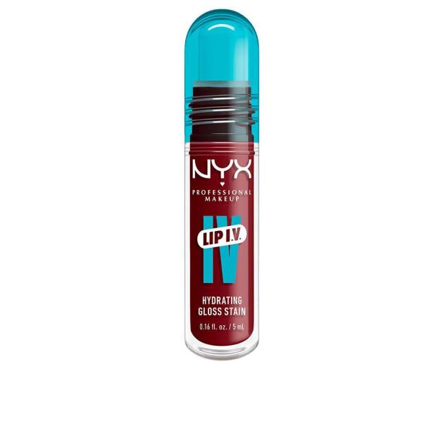 Luciu de buze cu finisaj stralucitor NYX LIP IV 13 cranberry splash 5 ml