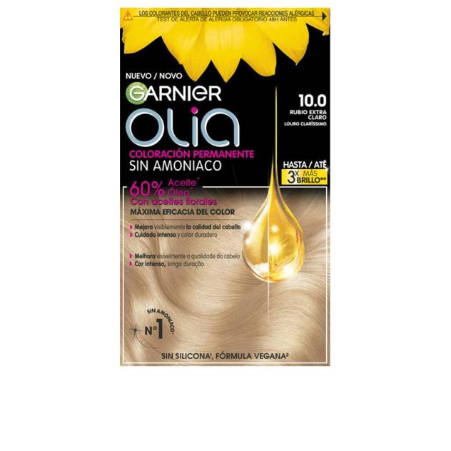 OLIA Coloración Permanente #10.0-Rubio Extra Claro 3 u