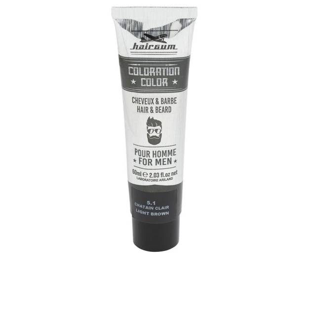 COLORATION tinte para barba y cabello #5.1-Castaño Claro 60 gr
