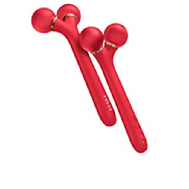 SMART APP GUIDED rodillo facial sónico 4 en 1 #rojo 1 u
