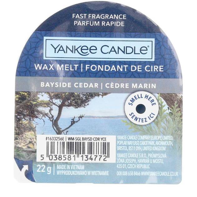 CANDLE ORIGINAL WAX MELT vela #Bayside Cedar 22 gr