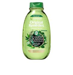 ORIGINAL REMEDIES champú té verde y 5 plantas beneficiosas 400 ml
