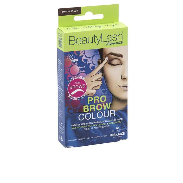 BEAUTYLASH PRO BROW COLOUR kit tinte cejas #Castaño oscuro 1 u