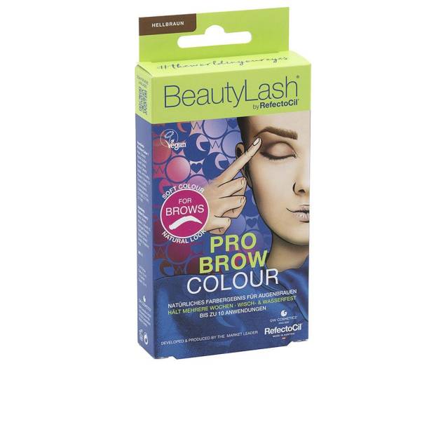 BEAUTYLASH PRO BROW COLOUR kit tinte cejas #Castaño claro 1 u