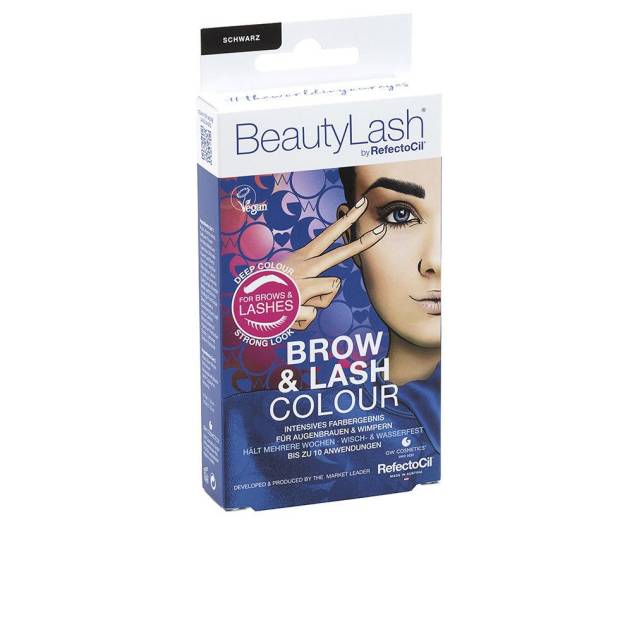 BEAUTYLASH BROW & LASH COLOUR kit tinte cejas y pestañas #Negro 1 u