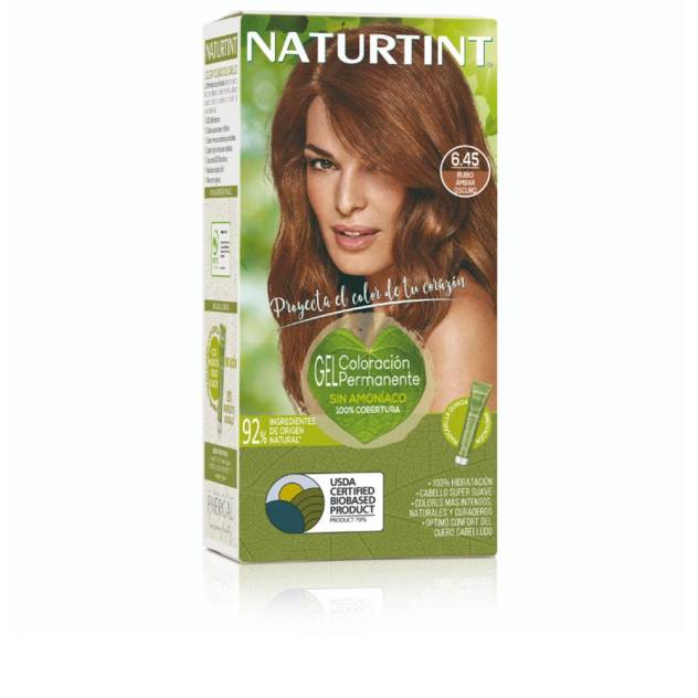 NATURTINT tinte sin amoniaco #6.45-Rubio Ámbar Oscuro 170 ml