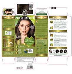 NATURTINT tinte sin amoniaco #3Wn-Castaño Oscuro Radiante Natural 170 ml