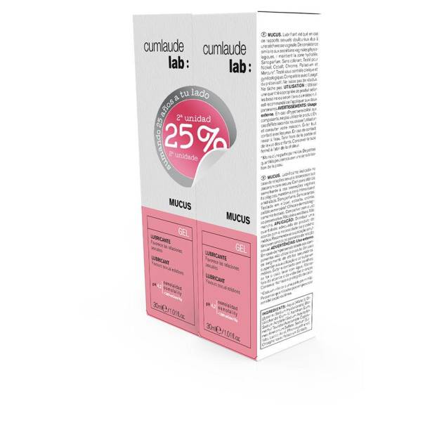 MUCUS gel lubricante pack 2 x 30 ml