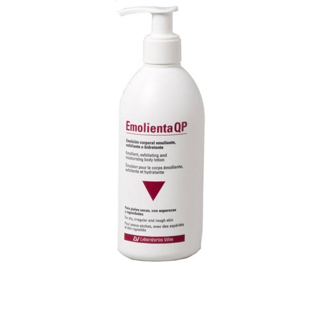 EMOLIENTA QP emulsión corporal emoliente, exfoliante e hidratante 300 ml