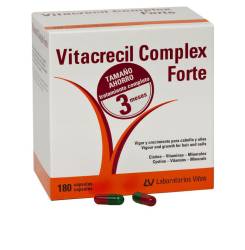 VITACRECIL COMPLEX FORTE cabello y uñas cápsulas 180 u