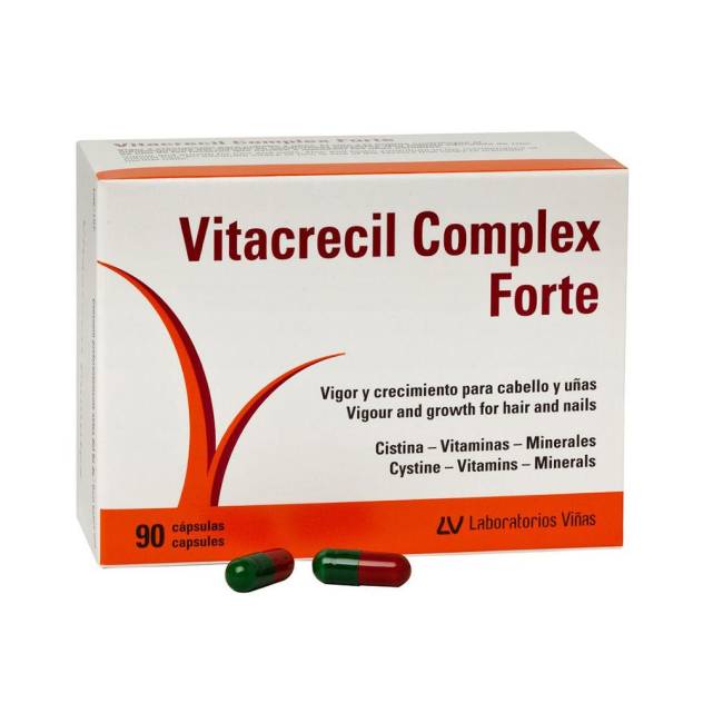 VITACRECIL COMPLEX FORTE cabello y uñas cápsulas 90 u