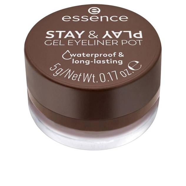 STAY & PLAY eyeliner gel en tarro #02-Brown 5 gr