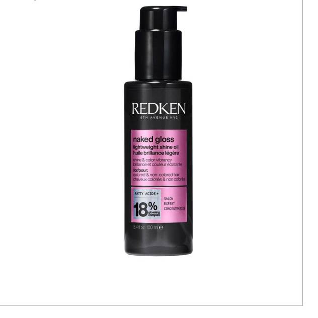 NAKED GLOSS aceite ultraligero brillo efecto espejo y protección térmica 100 ml