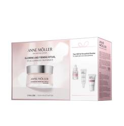 Set ingrijire faciala pentru fermitate cu efect de iluminare gel - crema ANNE MÖLLER STIMULÂGE