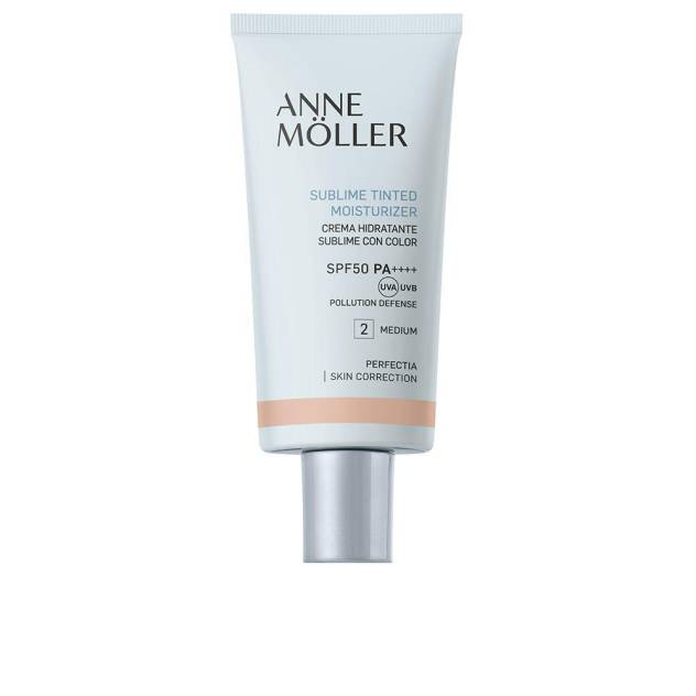 Crema hidratanta cu pigment de culoare si protectie solara SPF50 ANNE MÖLLER PERFECTIA 2 medium 50 ml