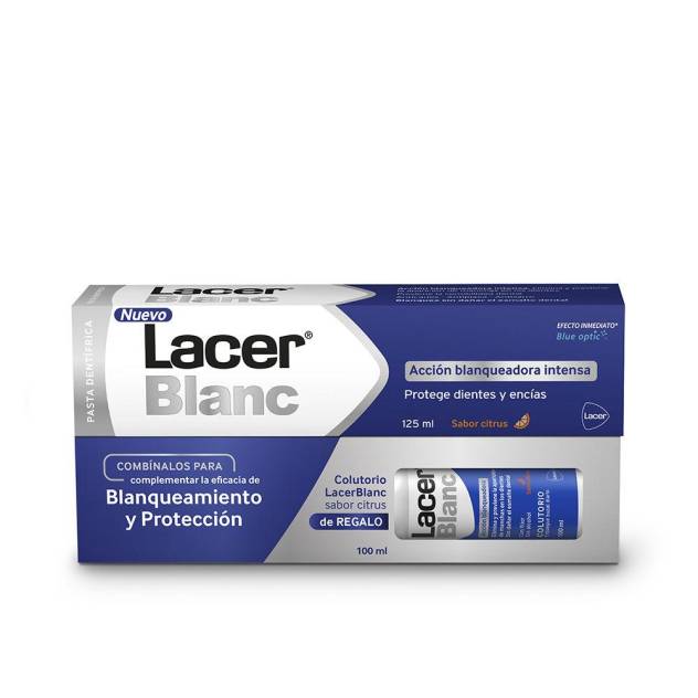 LACERBLANC pasta dentífrica citrus + Colutorio 2 u
